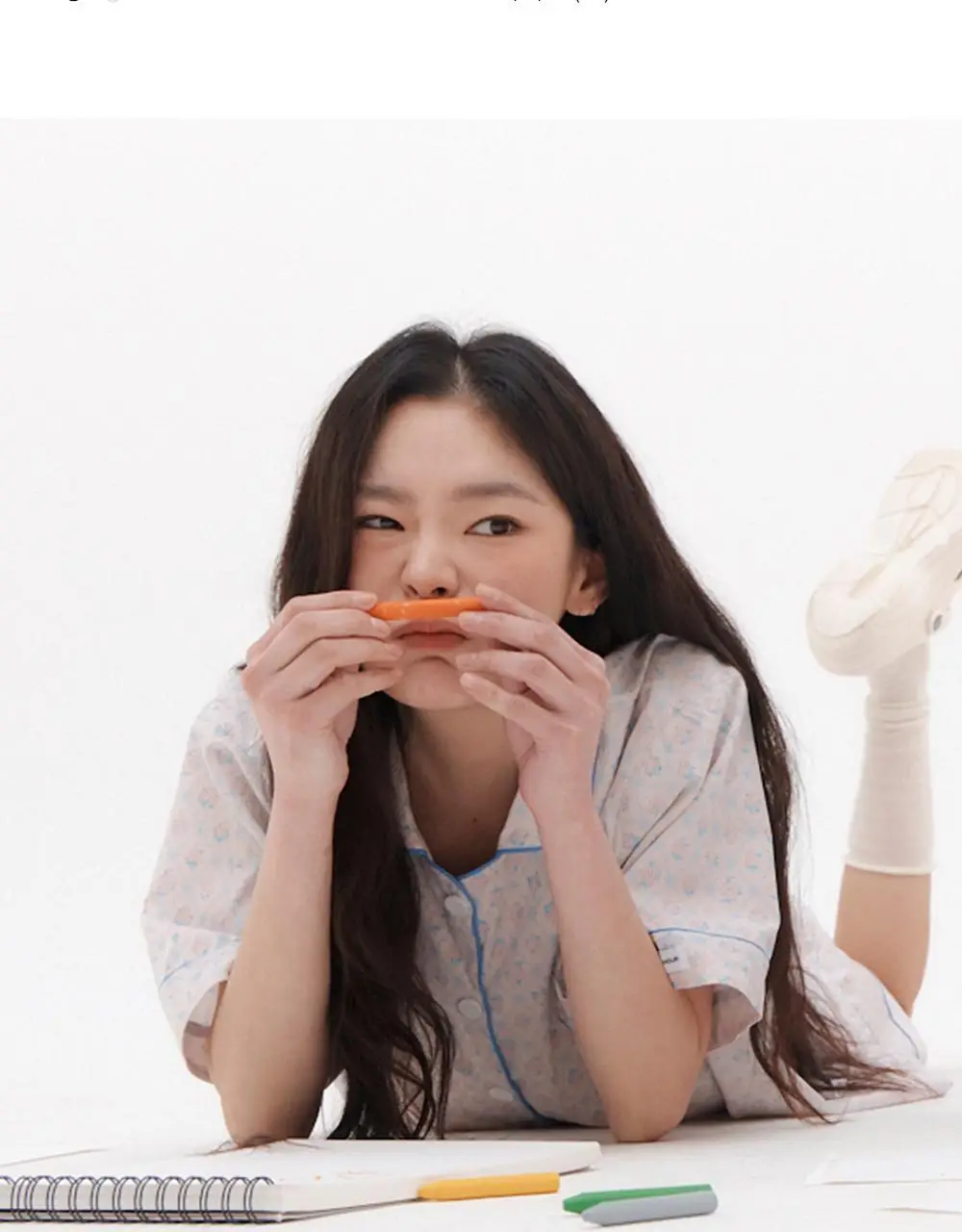 오프아워 쁘띠플뢰르 로로 반팔 잠옷 세트 상세페이지 6