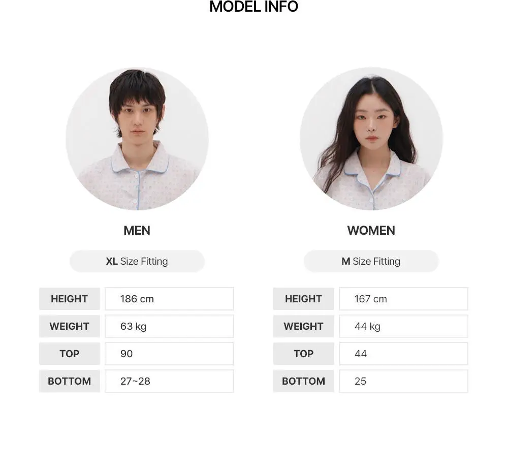 오프아워 쁘띠플뢰르 로로 반팔 잠옷 세트 상세페이지 23
