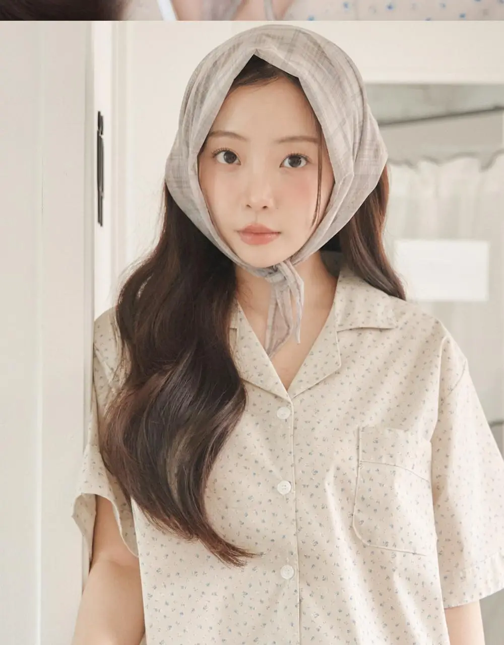 오프아워 쁘띠플뢰르 배배 반팔 잠옷 세트 상세페이지 2