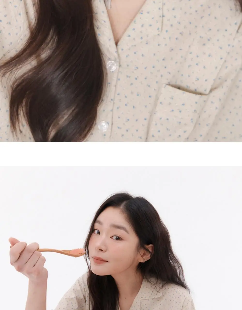 오프아워 쁘띠플뢰르 배배 반팔 잠옷 세트 상세페이지 5