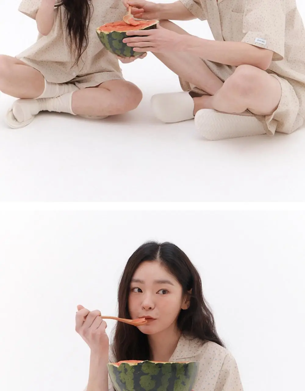오프아워 쁘띠플뢰르 배배 반팔 잠옷 세트 상세페이지 12