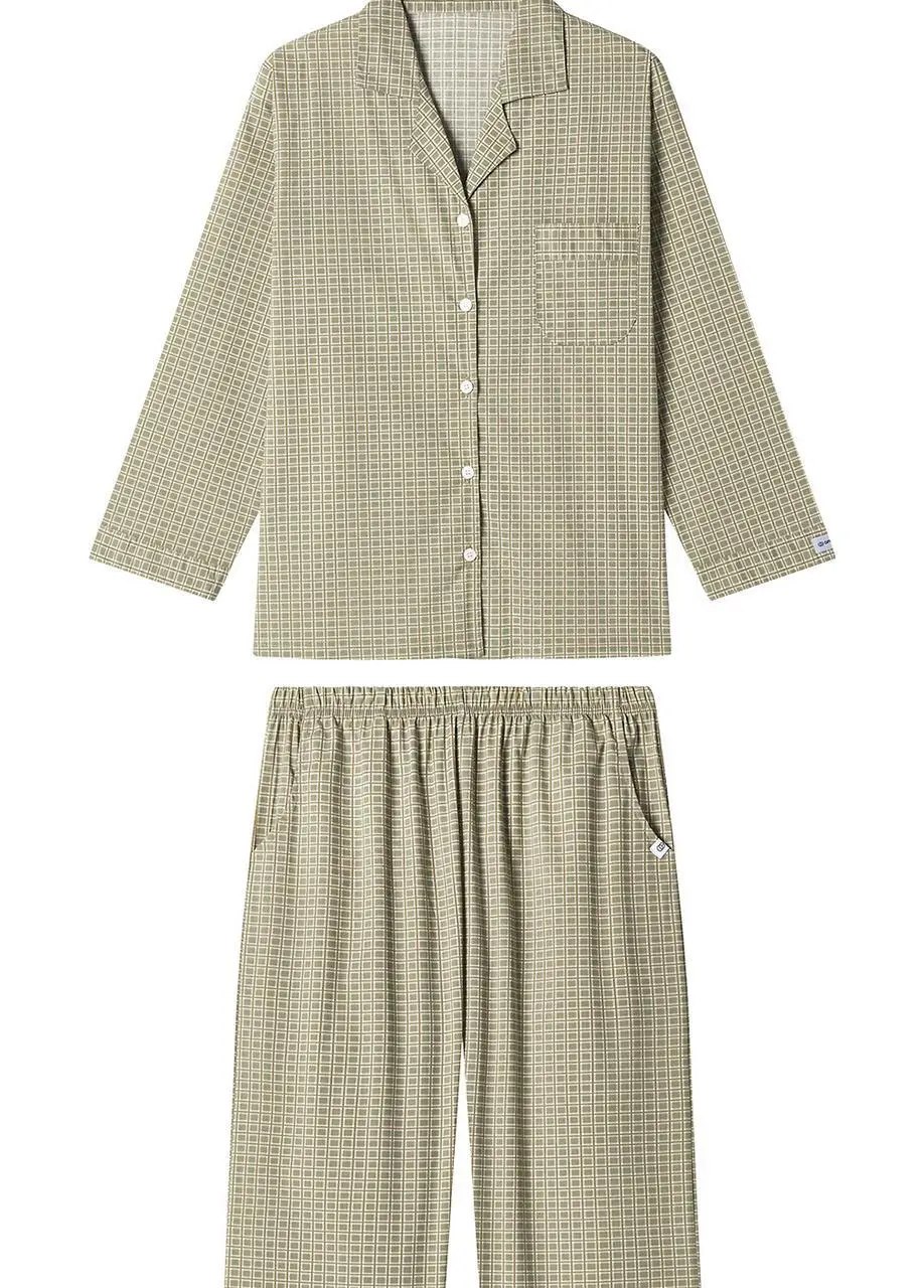 오프아워 세더올리브 코튼블렌드 긴팔 잠옷 세트 3종 택 1 (M / L / XL) 상세페이지 21