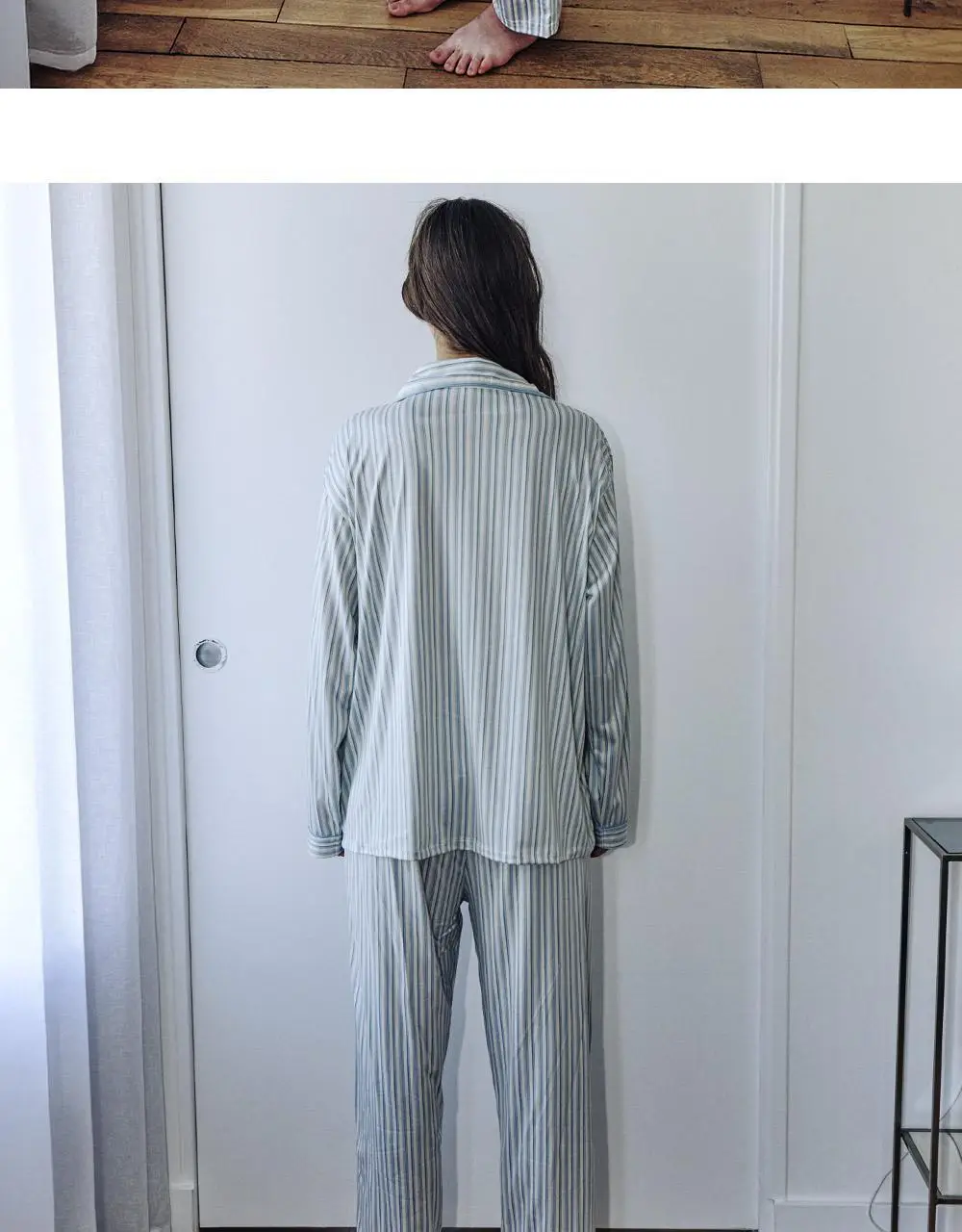 오프아워 에반 피치 플러프 긴팔 잠옷 세트 3종 (M / L / XL) 상세페이지 23