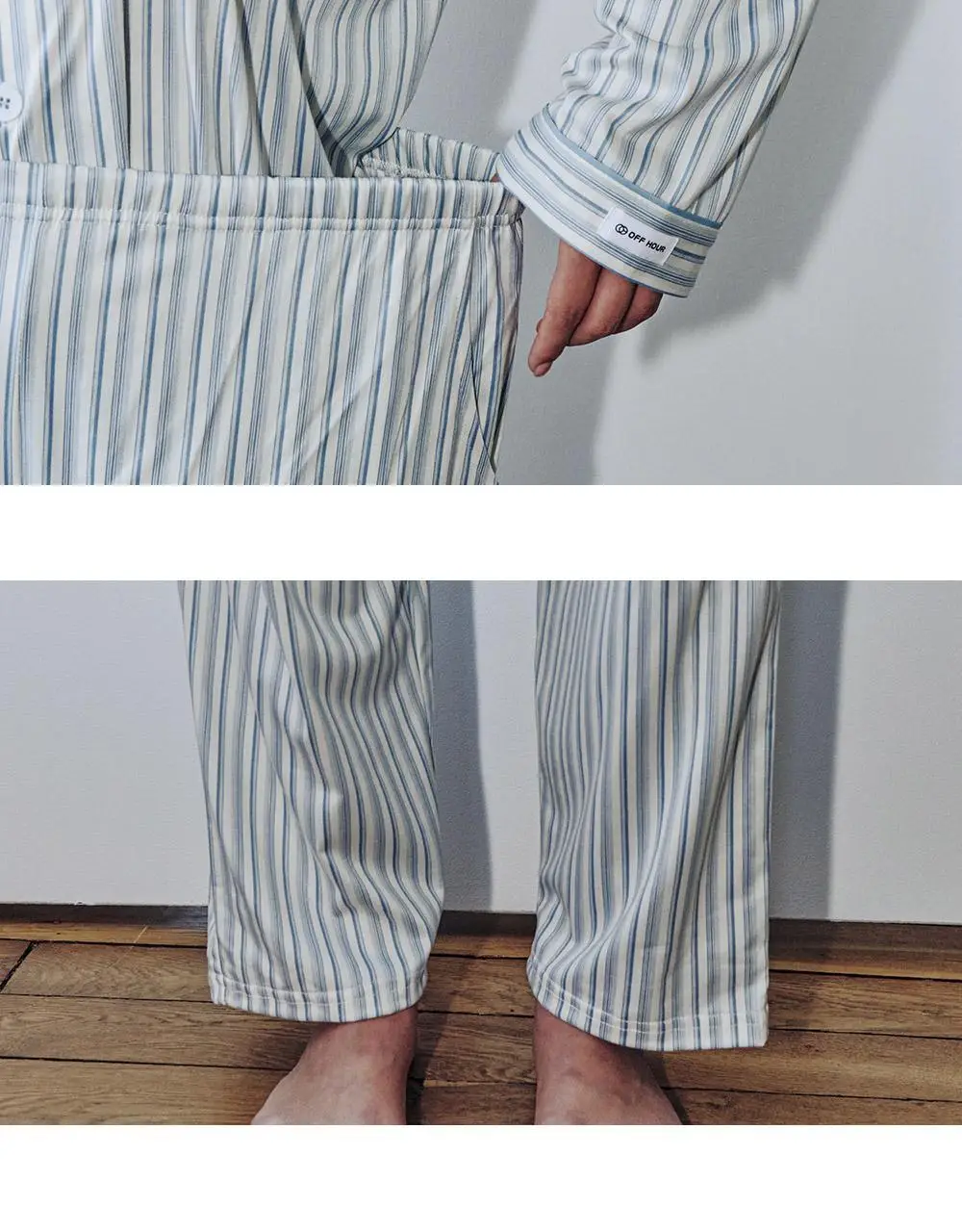 오프아워 에반 피치 플러프 긴팔 잠옷 세트 3종 (M / L / XL) 상세페이지 31