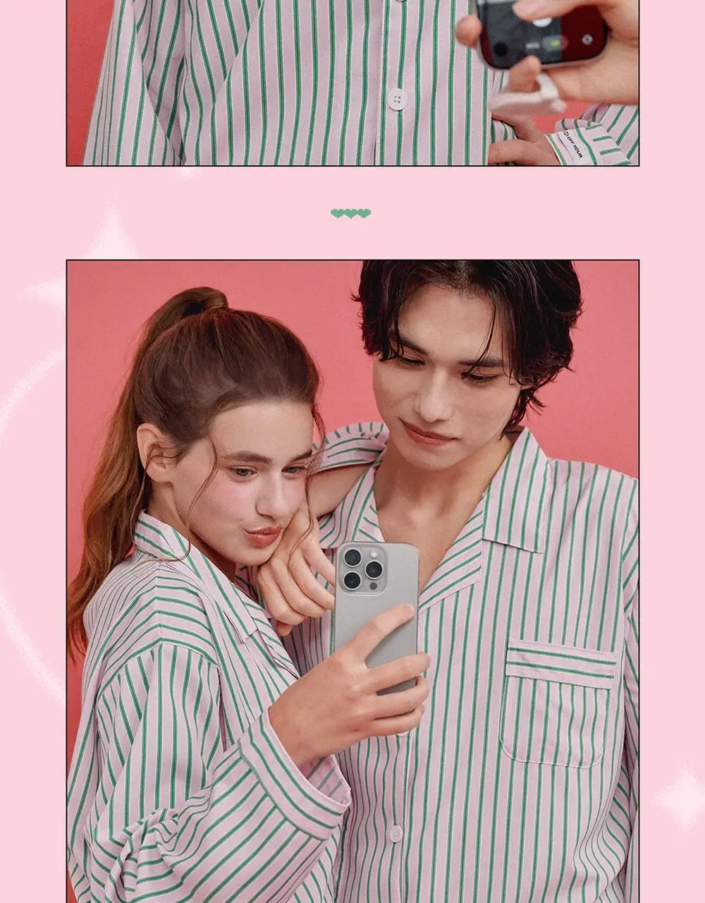 오프아워 자이푸르 긴팔 잠옷 세트 3종 택 1 (M / L /XL) 상세페이지 3