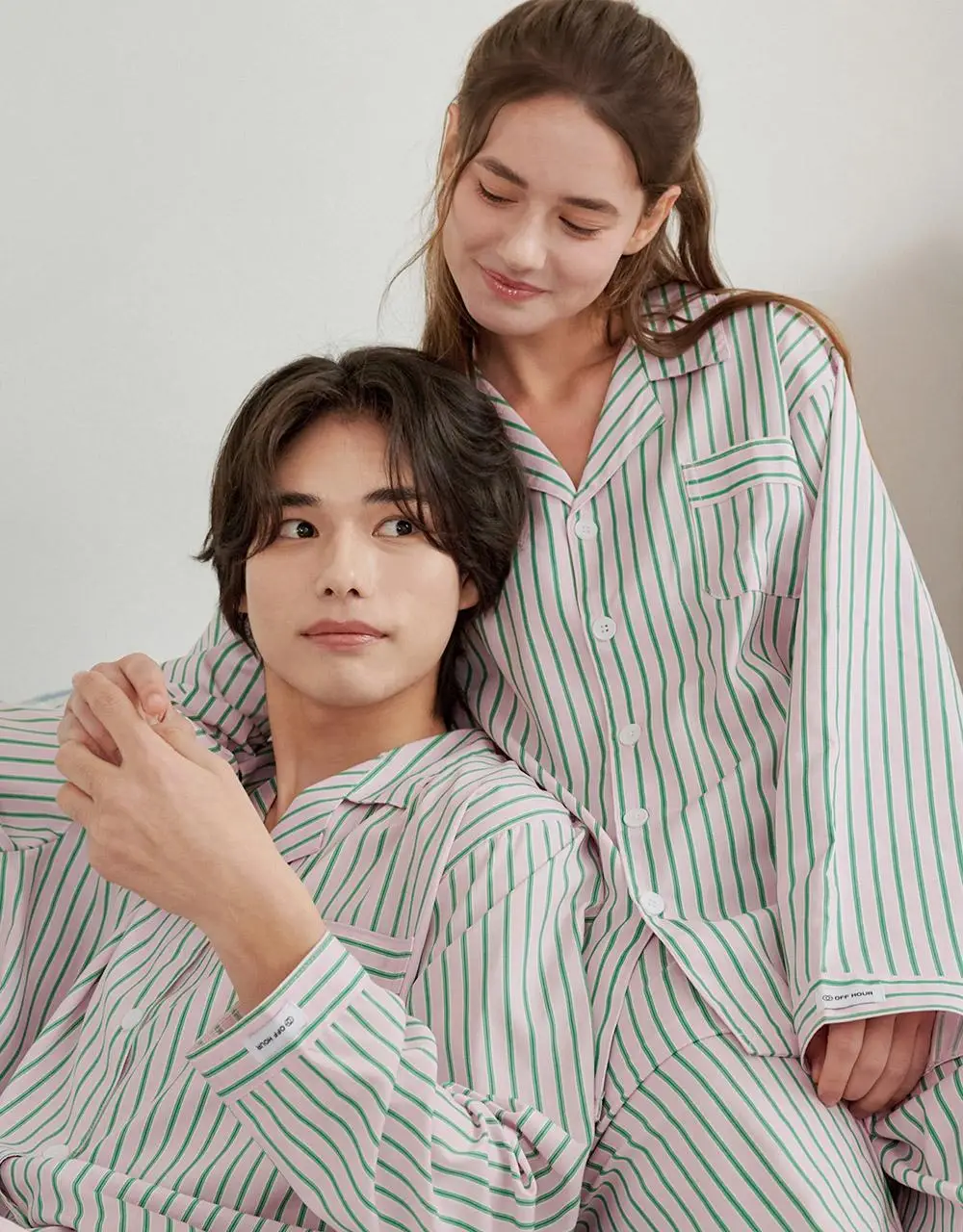 오프아워 자이푸르 긴팔 잠옷 세트 3종 택 1 (M / L /XL) 상세페이지 9
