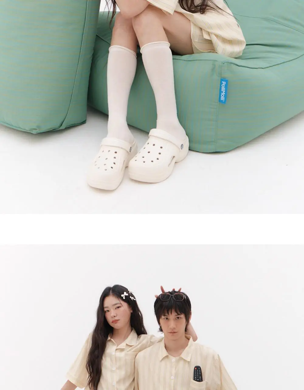 오프아워 타이드리듬 조니비 반팔 잠옷 세트 상세페이지 3