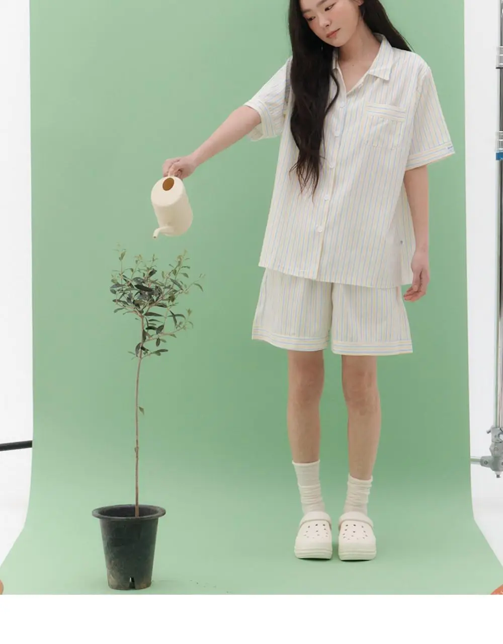 오프아워 타이드리듬 톰비 반팔 잠옷 세트 상세페이지 7