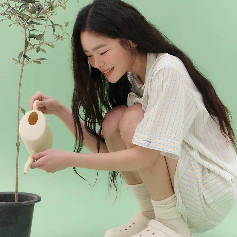 오프아워 타이드리듬 톰비 반팔 잠옷 세트