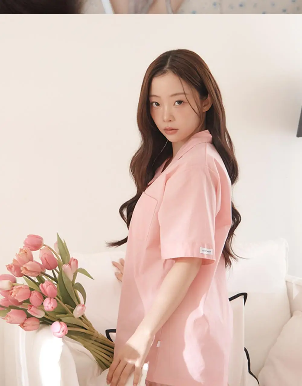 오프아워 퓨어시트 스쿱베리 반팔 잠옷 세트 상세페이지 2