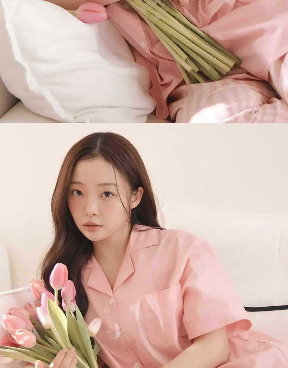 오프아워 퓨어시트 스쿱베리 반팔 잠옷 세트 상세페이지 4