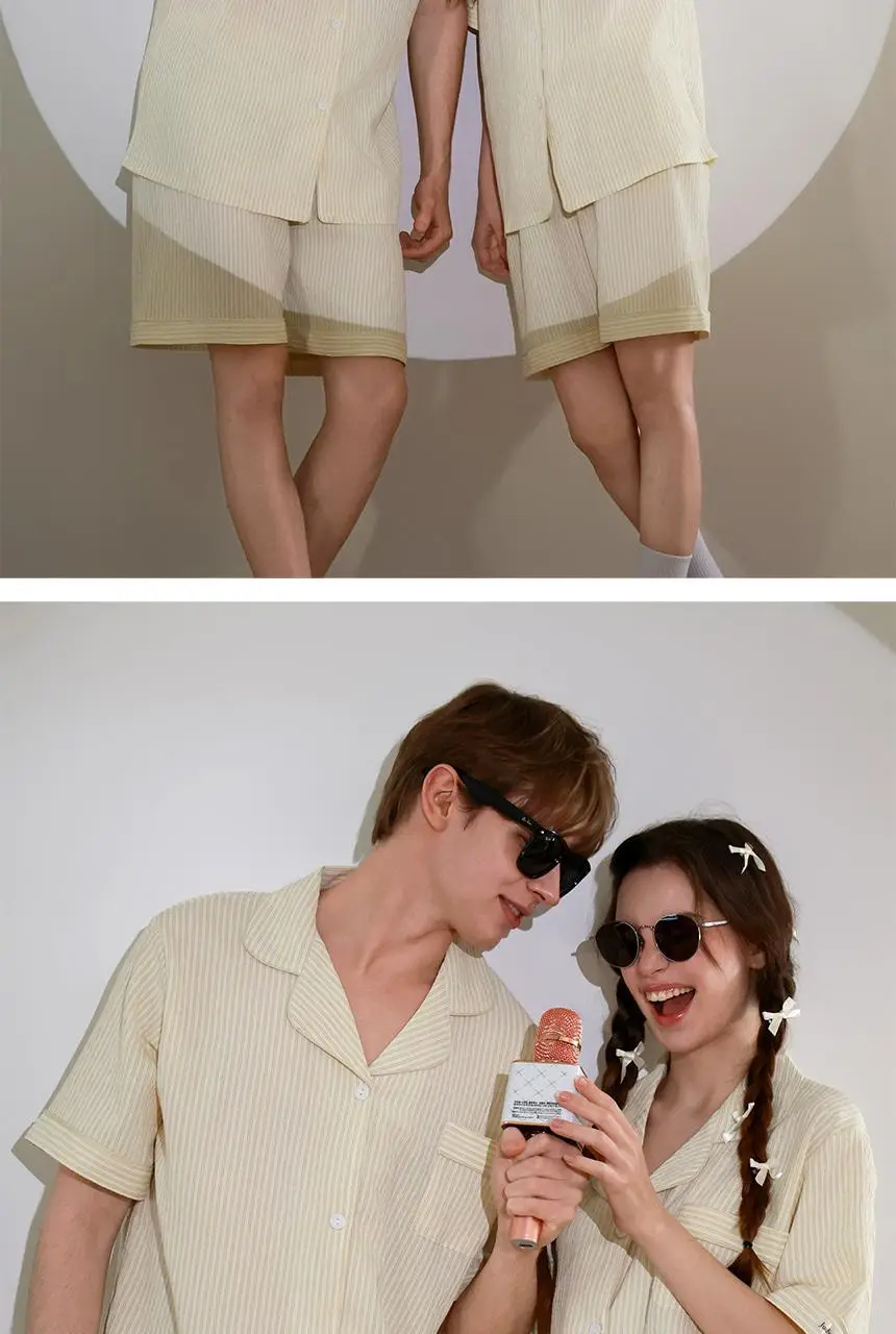 주디앤 쿨터치 위스퍼 스트라이프 여름 반팔 파자마 세트 상세페이지 23
