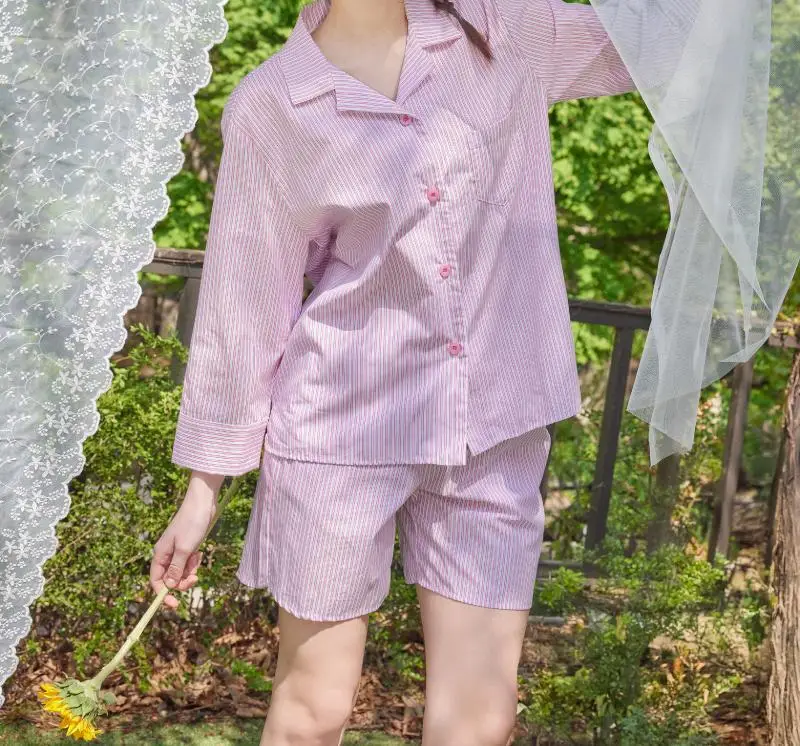 휘게 언더웨어 스윗홈 시즌리스 코튼 파자마 세트 - 6Colors 상세페이지 13