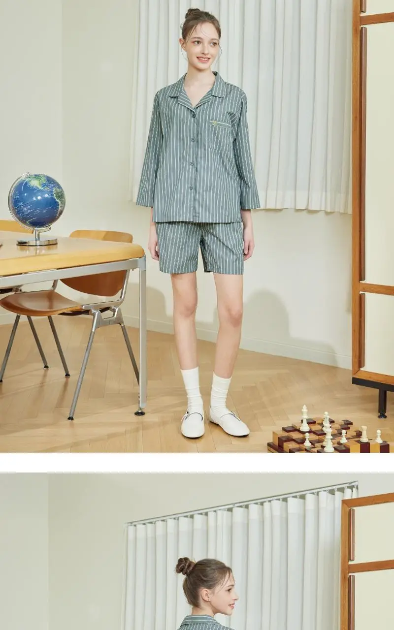 휘게 언더웨어 스윗홈 시즌리스 코튼 파자마 세트 - 6Colors 상세페이지 23