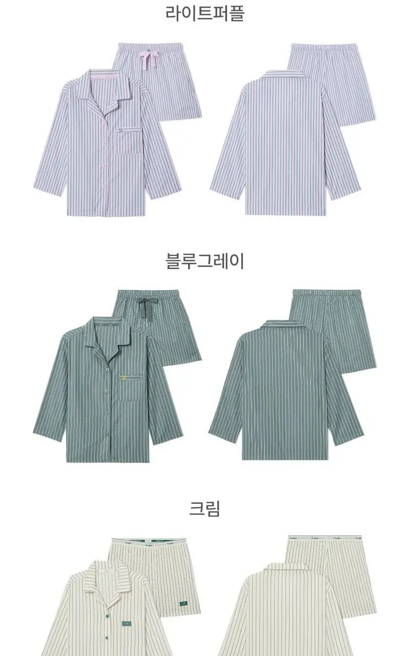 휘게 언더웨어 스윗홈 시즌리스 코튼 파자마 세트 - 6Colors 상세페이지 46