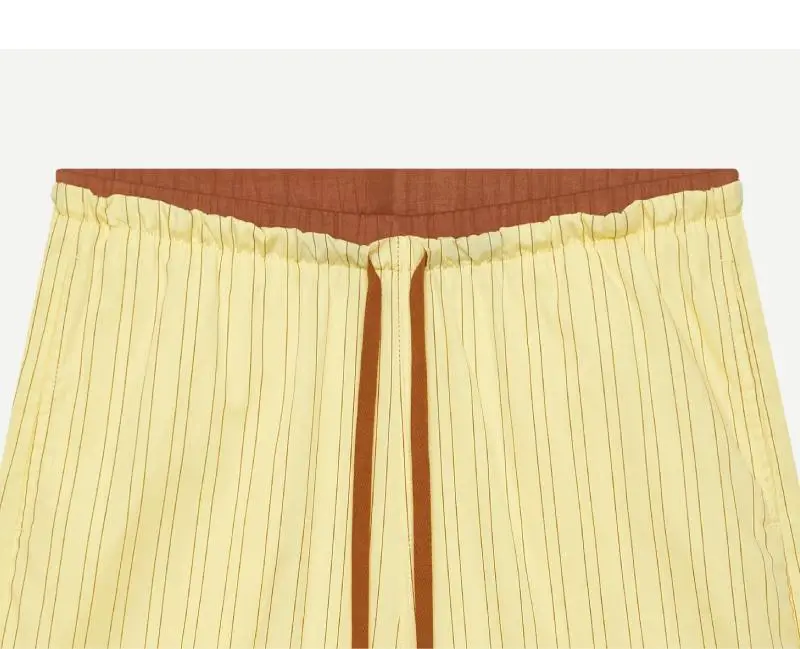 휘게 언더웨어 써니 코튼 파자마 팬츠 옐로우 상세페이지 7