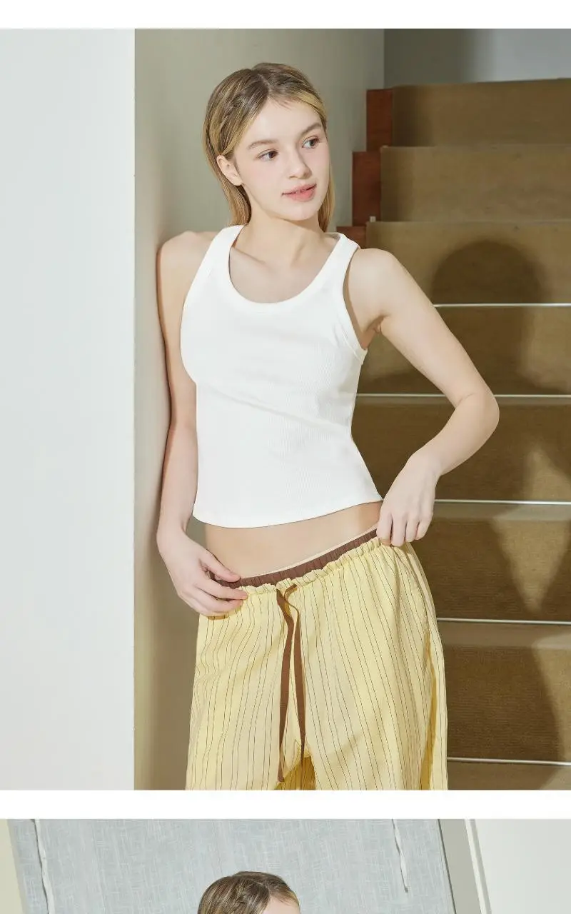 휘게 언더웨어 써니 코튼 파자마 팬츠 옐로우 상세페이지 12