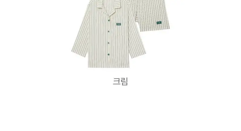 휘게 언더웨어 홈바디 파자마 세트 - 크림 상세페이지 3
