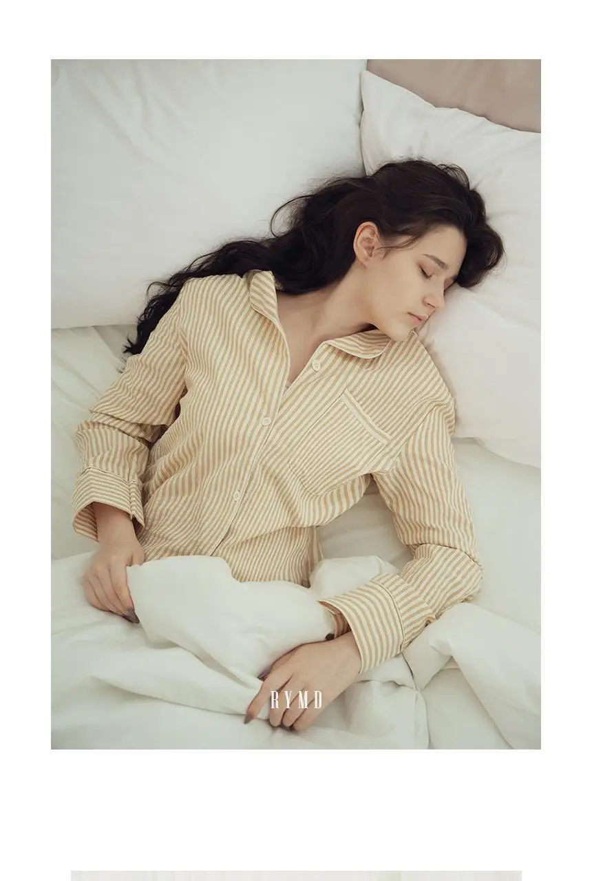 RYMD 힐링잠옷 스트라이프 오가닉 투피스 홈웨어 2color 상세페이지 14