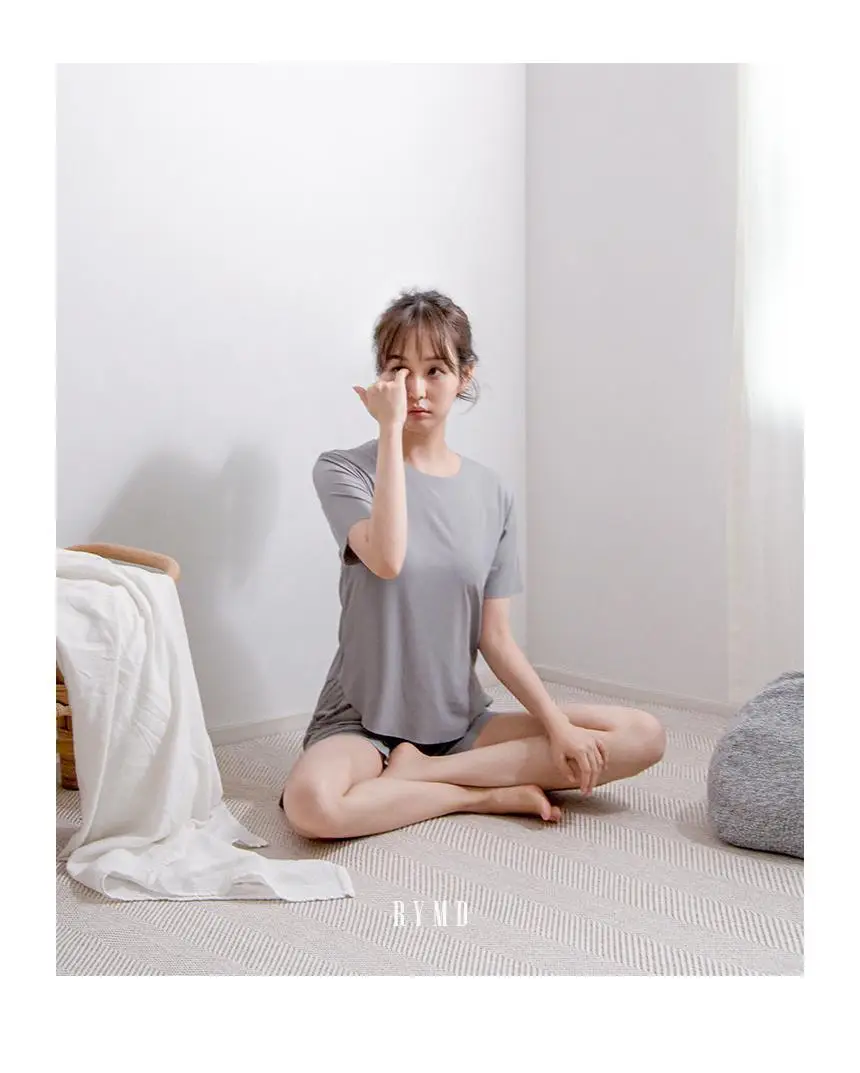 RYMD 힐링잠옷 심리스 반팔 투피스 홈웨어 3color 상세페이지 6