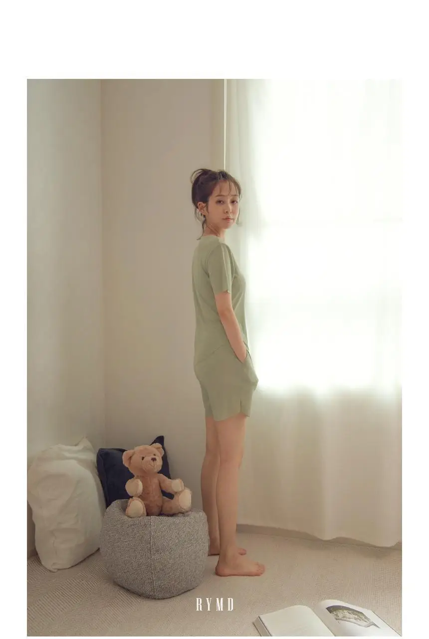 RYMD 힐링잠옷 심리스 반팔 투피스 홈웨어 3color 상세페이지 8