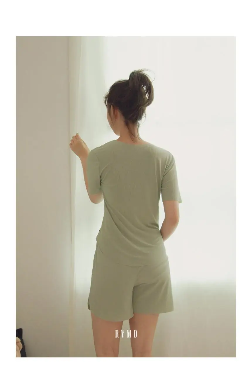 RYMD 힐링잠옷 심리스 반팔 투피스 홈웨어 3color 상세페이지 10