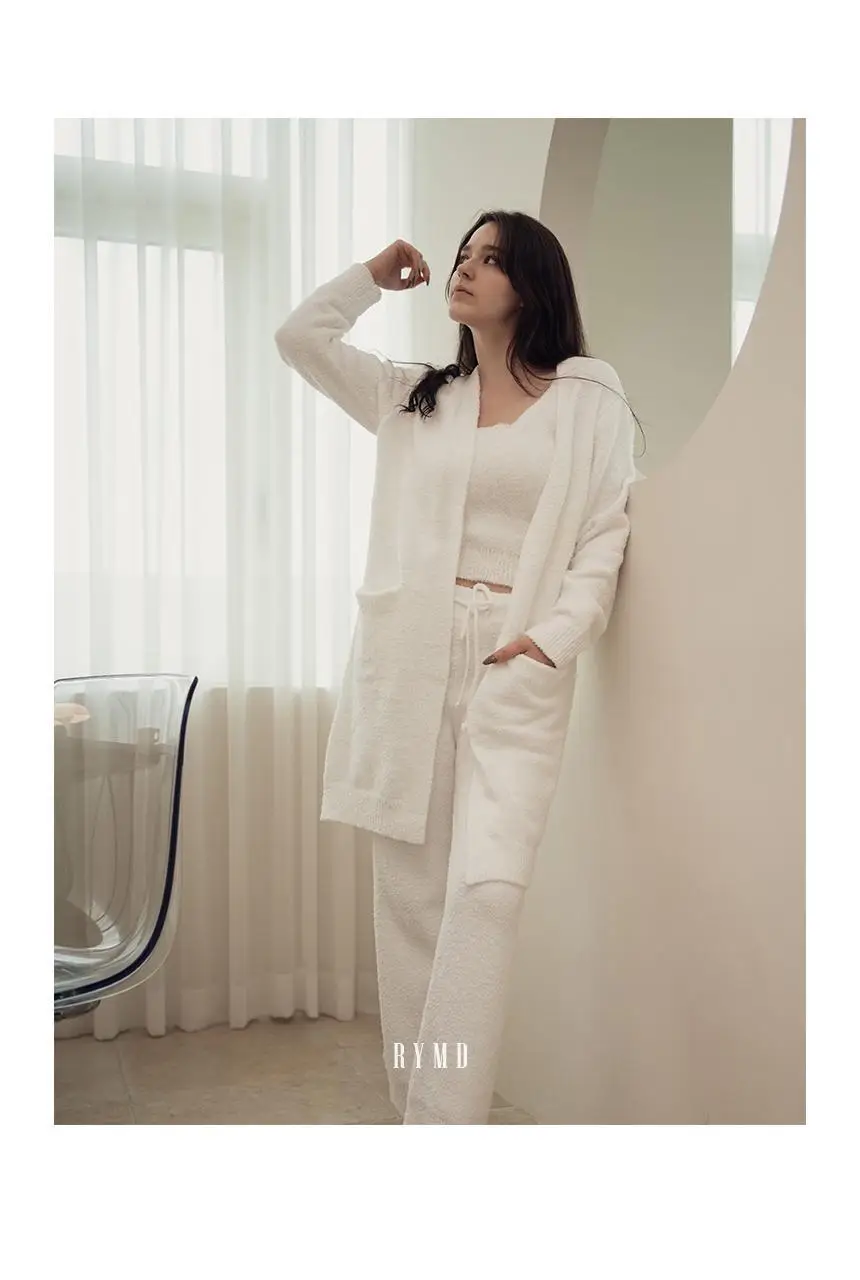 RYMD 힐링잠옷 후리스 수면잠옷 가디건 3p 홈웨어 2color 상세페이지 4
