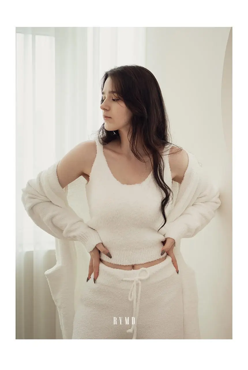 RYMD 힐링잠옷 후리스 수면잠옷 가디건 3p 홈웨어 2color 상세페이지 6