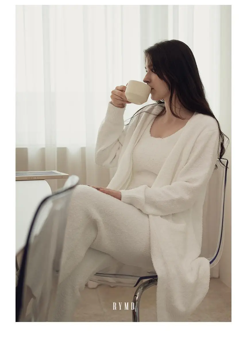 RYMD 힐링잠옷 후리스 수면잠옷 가디건 3p 홈웨어 2color 상세페이지 9