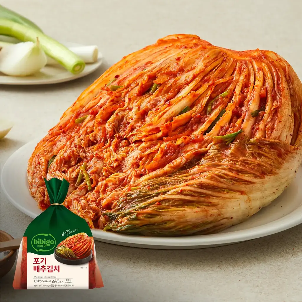 비비고 포기배추김치 1.8kg X 2개