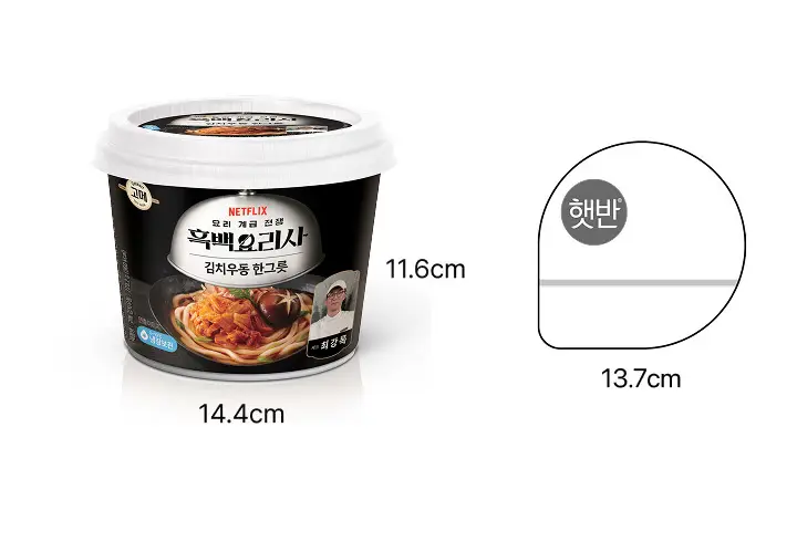 고메 흑백요리사 김치우동한그릇 229.2g*3개입 상세페이지 4