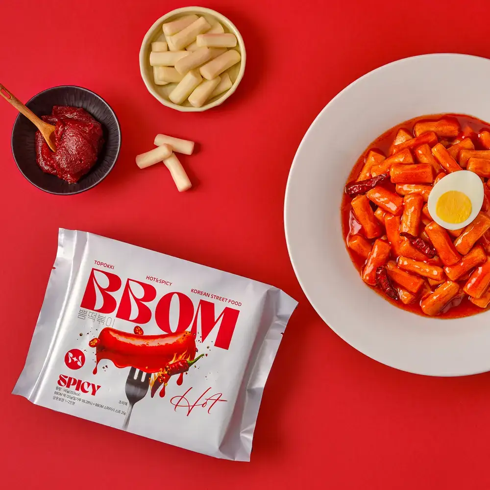 뽐떡볶이 파우치 스파이시 145g