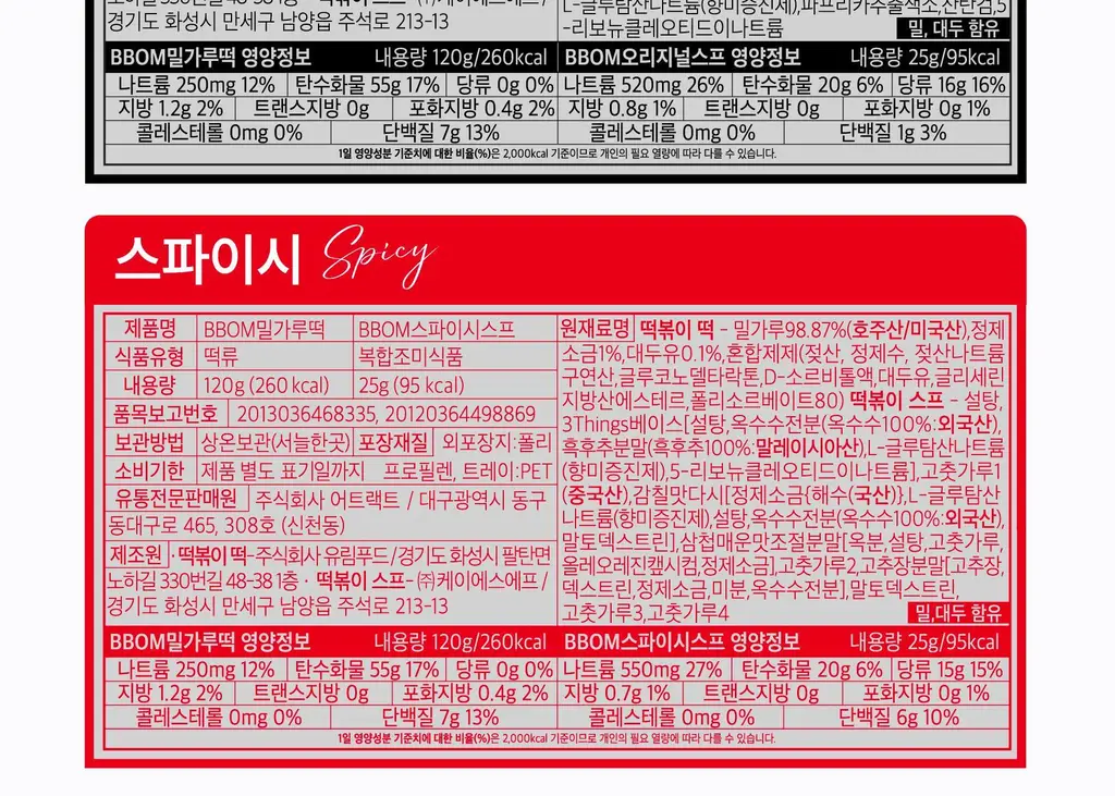 뽐떡볶이 파우치 오리지널 145g 상세페이지 32