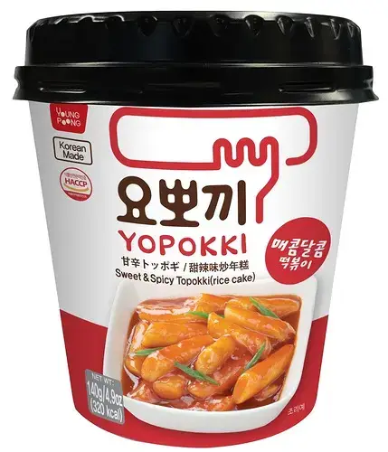 요뽀끼 매콤달콤 컵떡볶이 140g