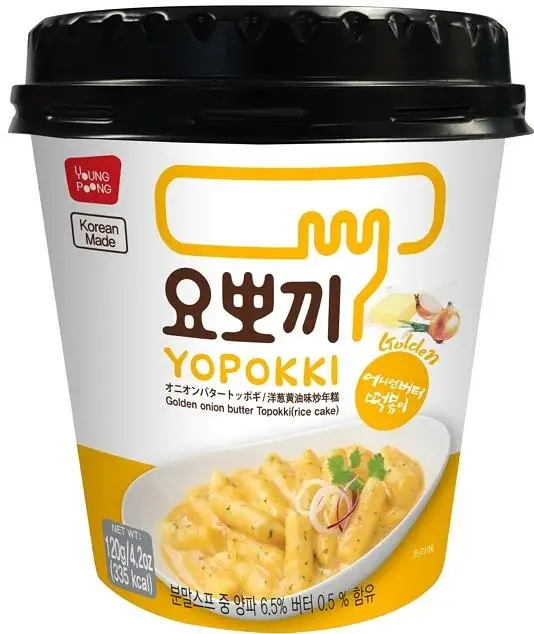 요뽀끼 어니언버터 컵떡볶이 120g