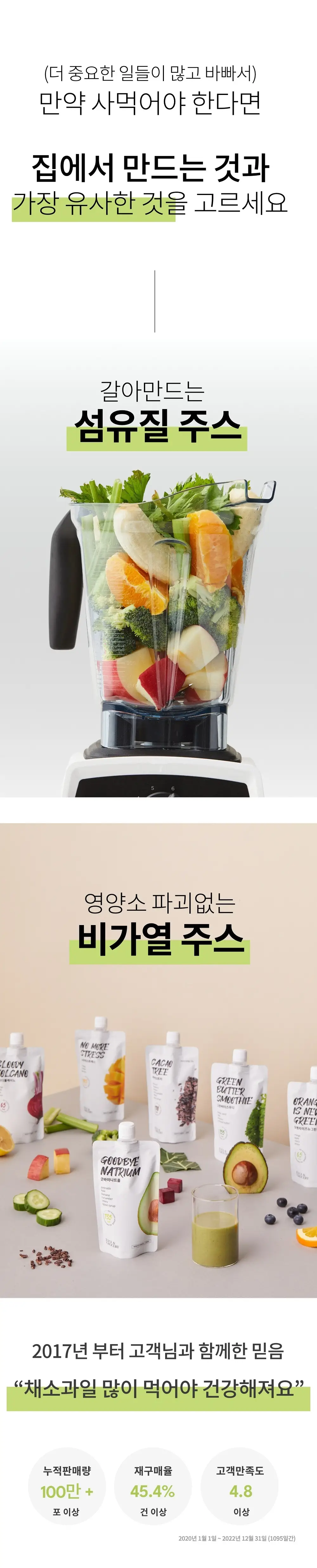 주스앤그로서리 그린버터스무디 200ml 상세페이지 2