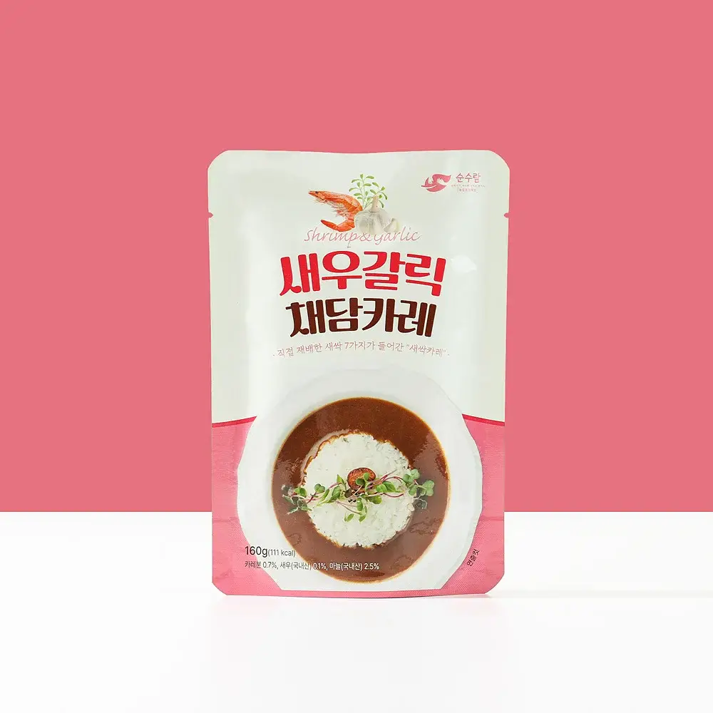채담카레 160g 새우갈릭