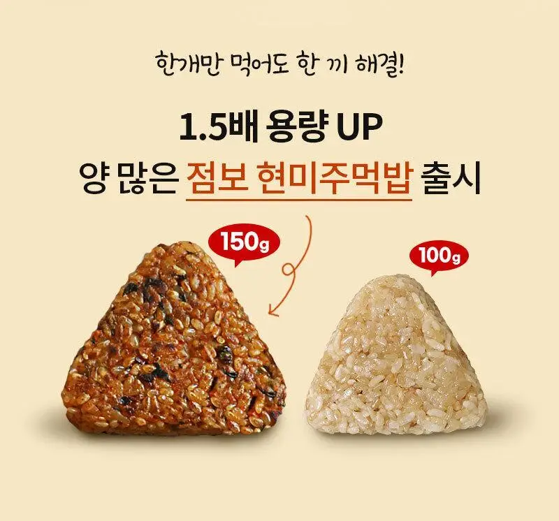 다신 오늘은 점보 현미주먹밥 2종 택1 (참치김치, 산채비빔) 상세페이지 4