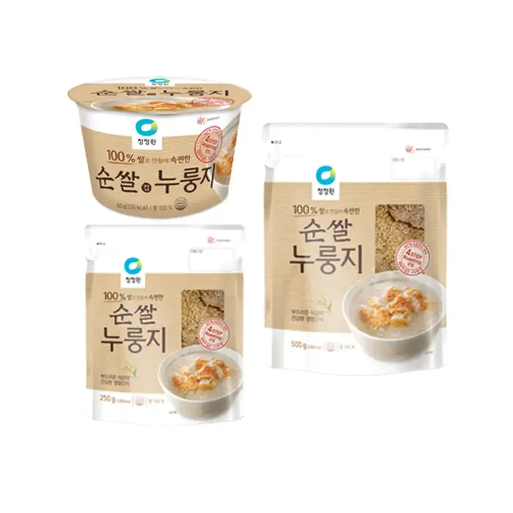 대상 청정원 순쌀 누룽지 3종 택1
