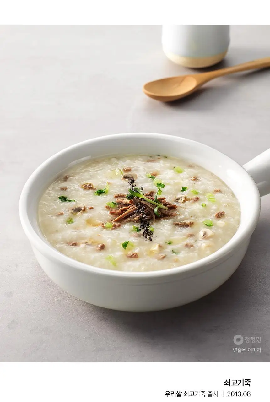 대상 청정원 우리쌀 죽 60g 3종 택1 상세페이지 5