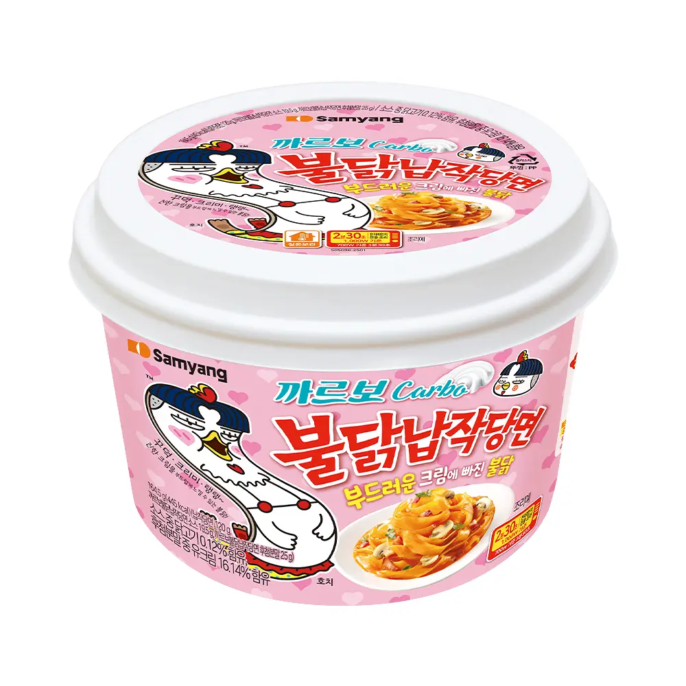 삼양 까르보불닭납작당면 164.5g