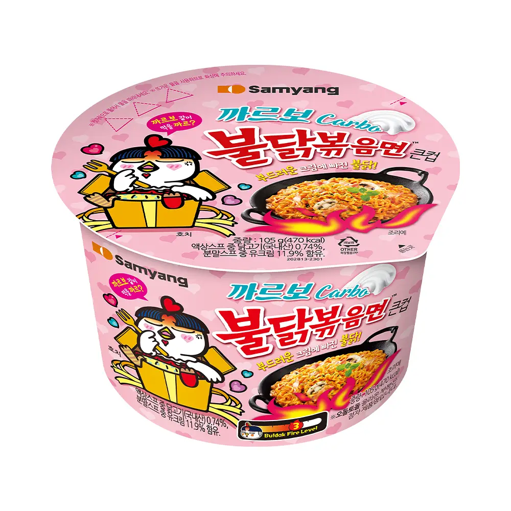 삼양 큰컵 까르보불닭볶음면 105g