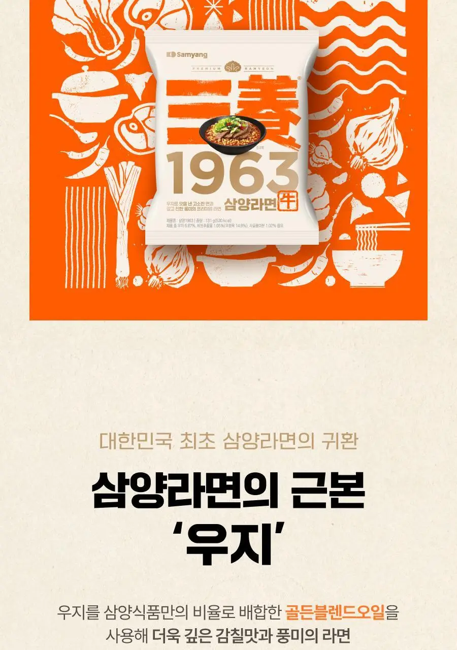 삼양식품 삼양1963 131g 4개입 상세페이지 4