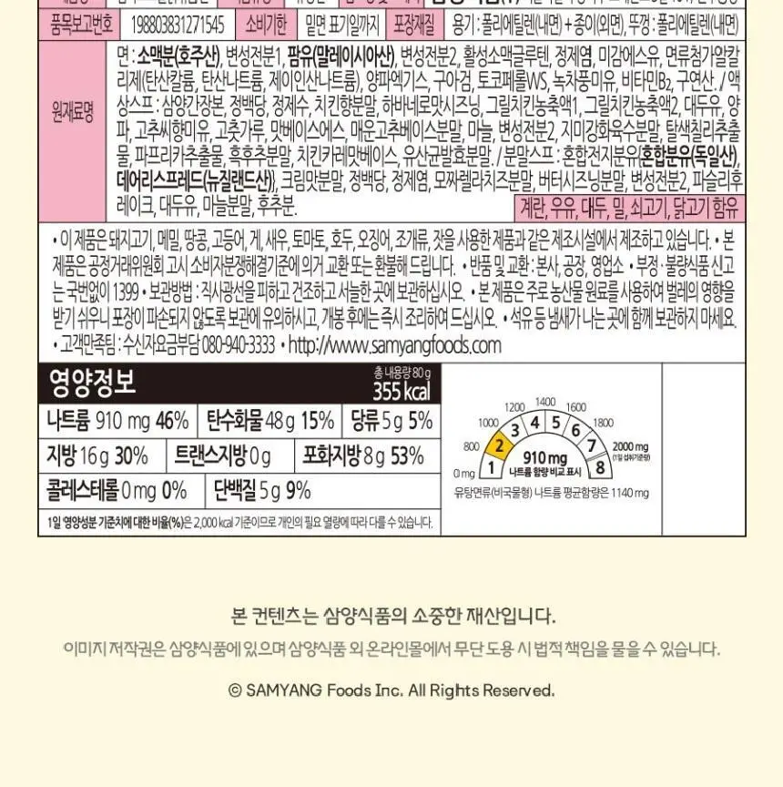 삼양식품 컵불닭볶음면 70g 16입 2종 상세페이지 19