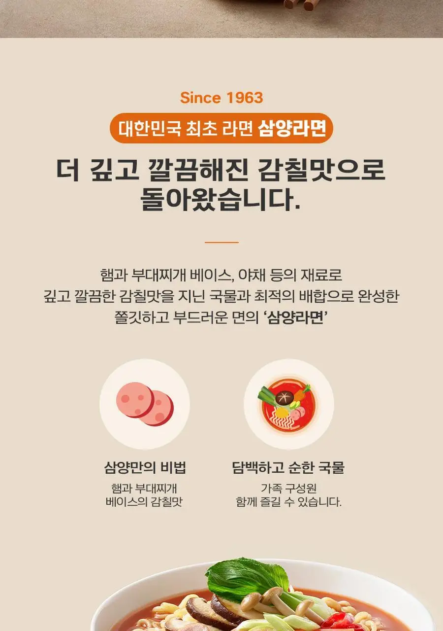 삼양식품 큰컵 삼양라면 110g 상세페이지 2