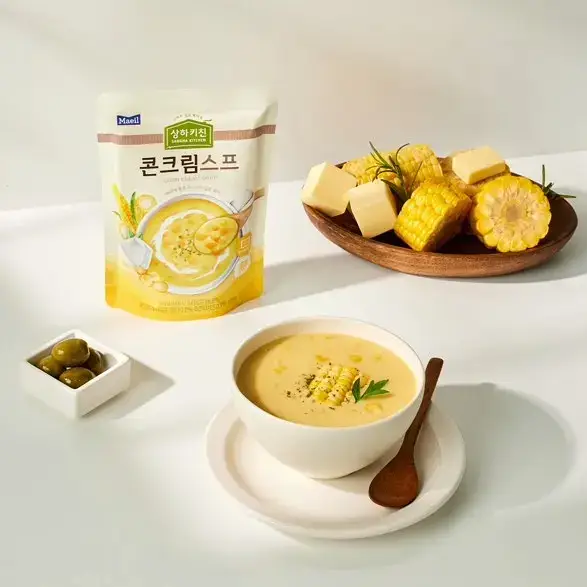 상하키친 크림스프 150g 콘