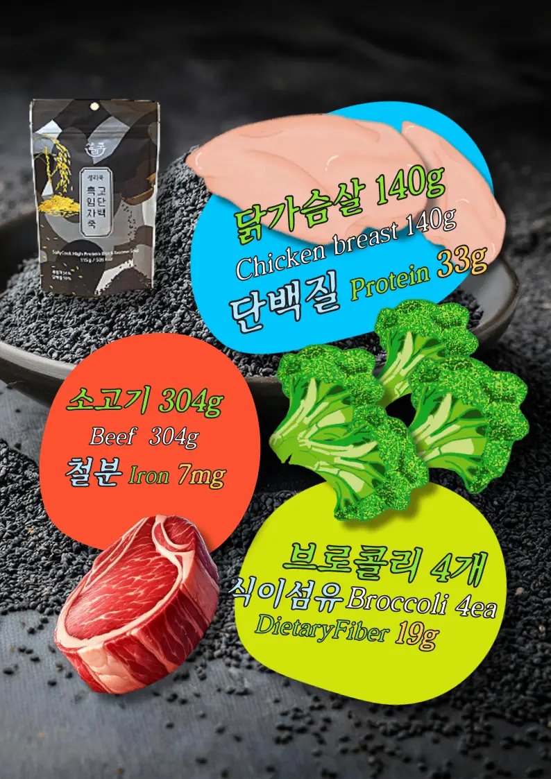 샐리쿡 고단백 흑임자죽 115g 상세페이지 6