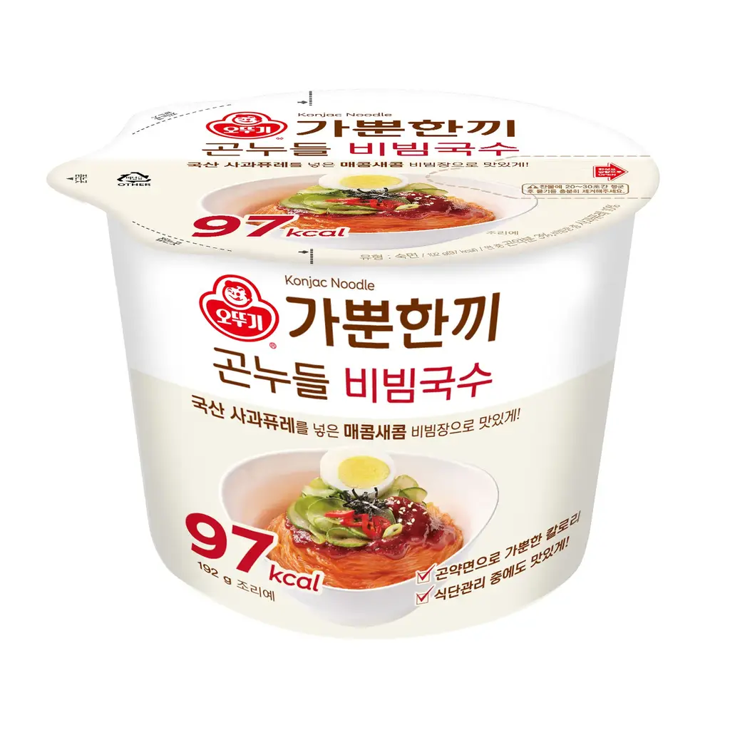 오뚜기 가뿐한끼 곤누들 비빔국수 192G