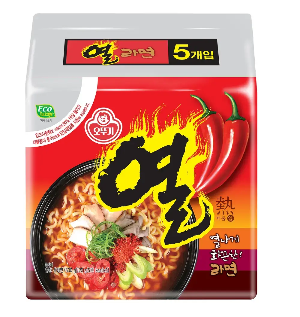 오뚜기 열라면 120g*5개입
