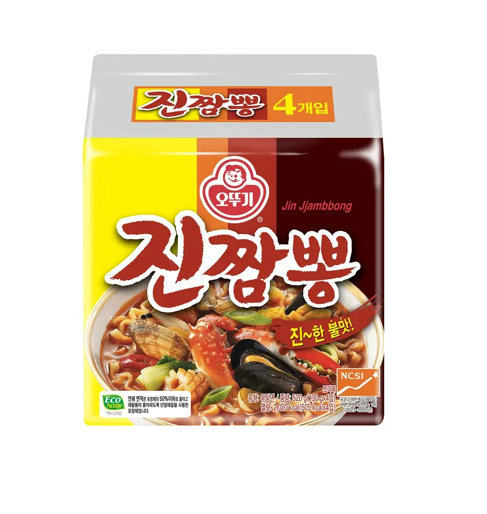 오뚜기 진짬뽕 130g*4개입